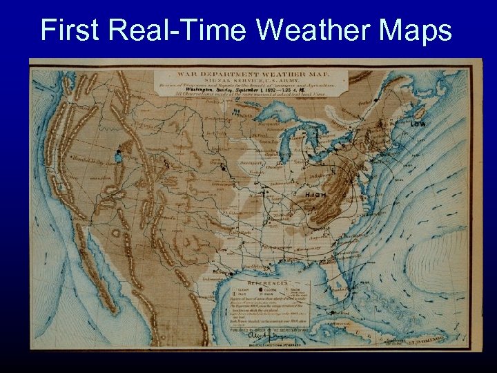 First Real-Time Weather Maps 