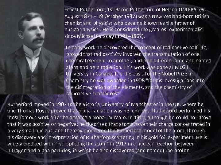 Ernest Rutherford Father Of Nuclear Physics Ernest 7804