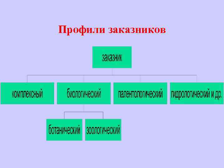 Профили заказников 