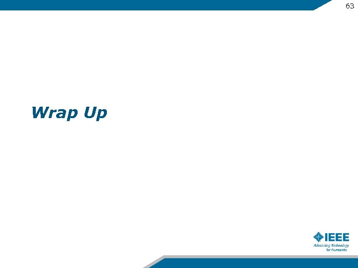 63 Wrap Up 