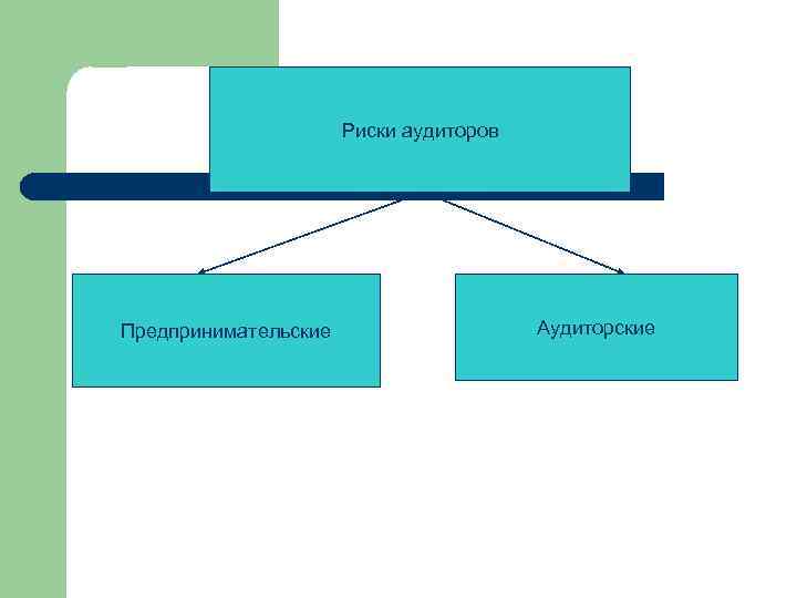 Риски аудиторов Предпринимательские Аудиторские 