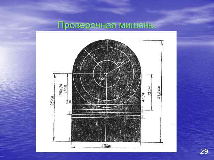 Проверочная мишень. 29 