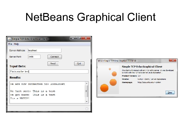 Net. Beans Graphical Client 