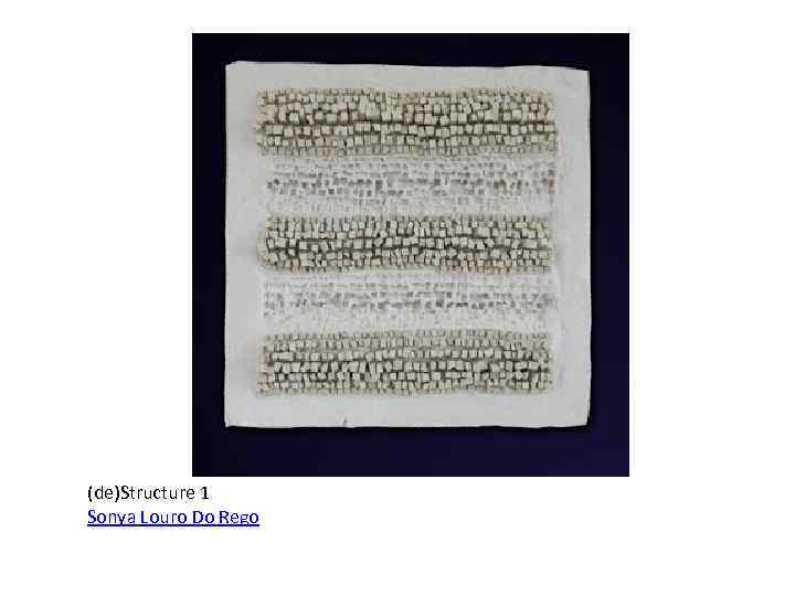 (de)Structure 1 Sonya Louro Do Rego 
