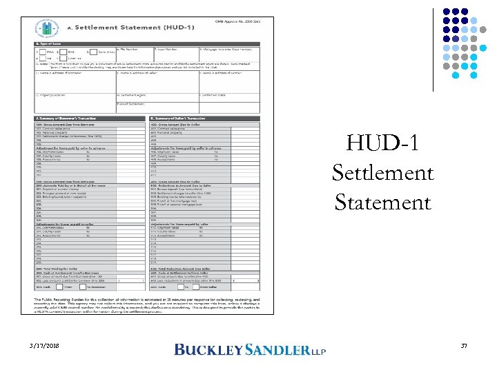 HUD-1 Settlement Statement 3/17/2018 37 
