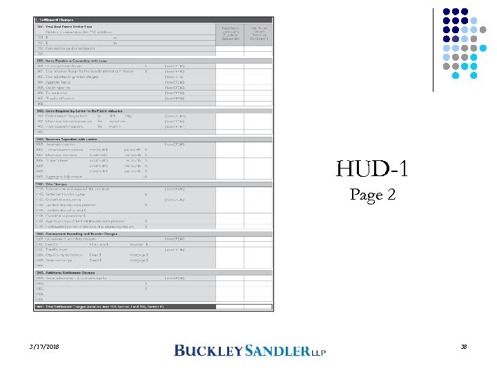 HUD-1 Page 2 3/17/2018 38 
