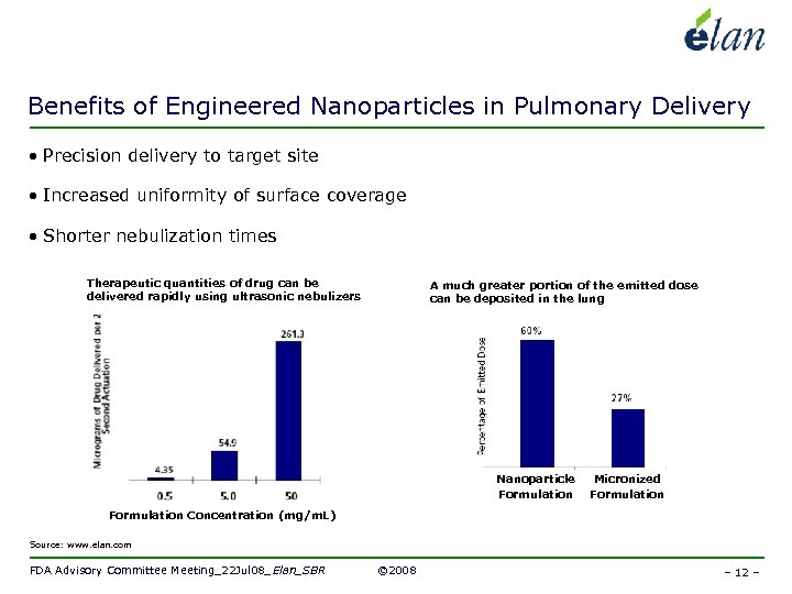 Benefits of Engineered Nanoparticles in Pulmonary Delivery • Precision delivery to target site •