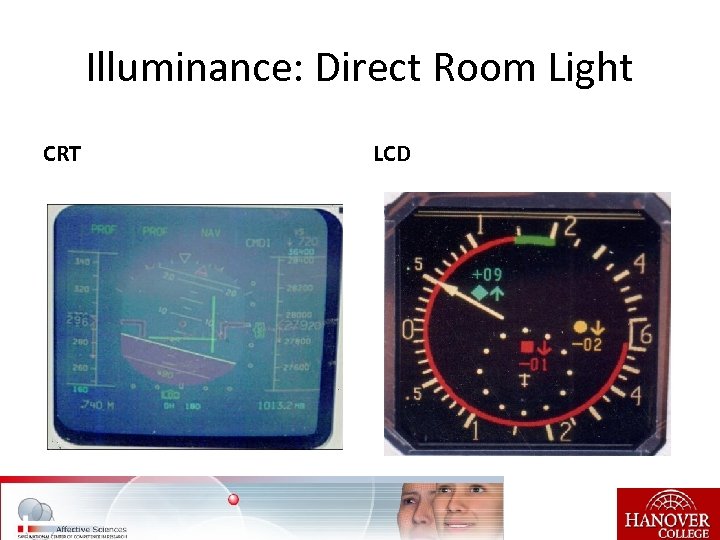 Illuminance: Direct Room Light CRT LCD 