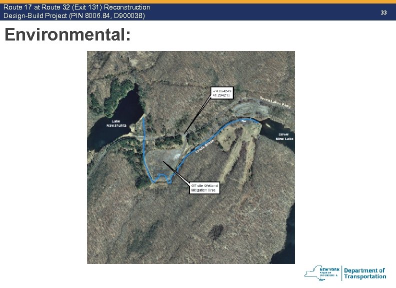 Route 17 at Route 32 (Exit 131) Reconstruction Route Design-Build Project (PIN 8006. 84,