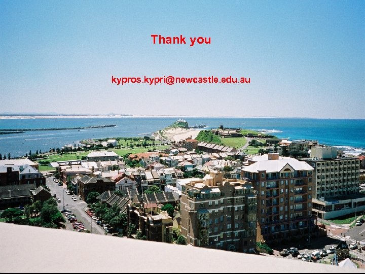 Thank you kypros. kypri@newcastle. edu. au 