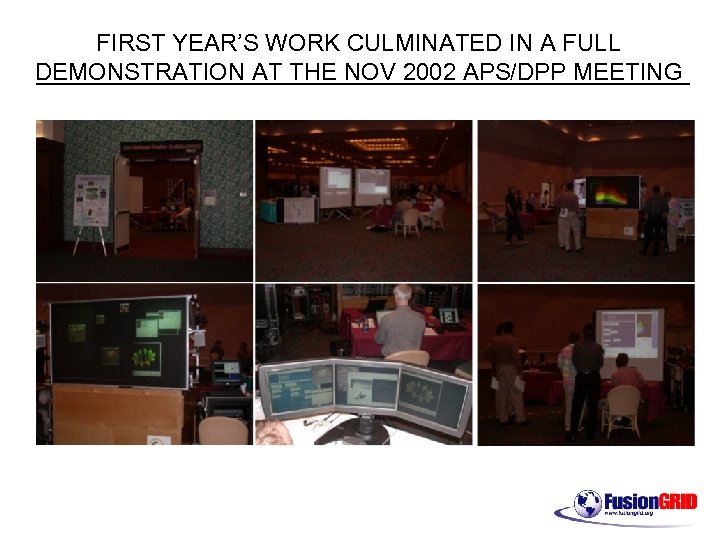 FIRST YEAR’S WORK CULMINATED IN A FULL DEMONSTRATION AT THE NOV 2002 APS/DPP MEETING