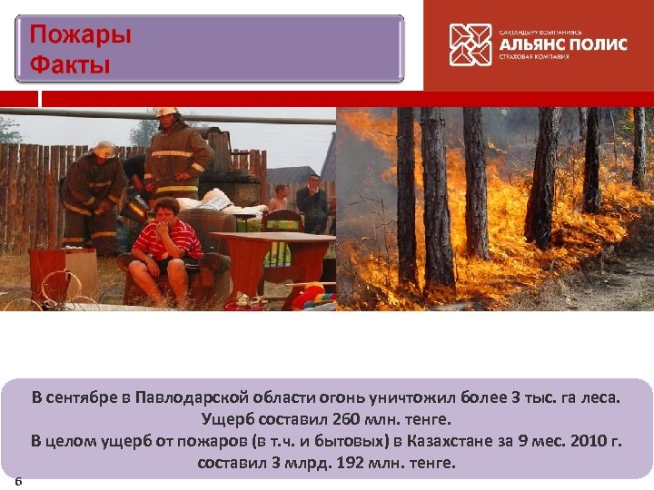 В сентябре в Павлодарской области огонь уничтожил более 3 тыс. га леса. Ущерб составил