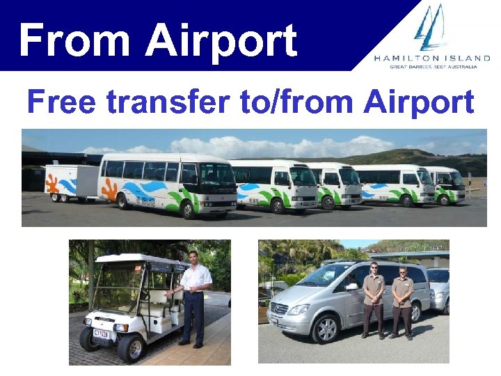 From Airport Free transfer to/from Airport 