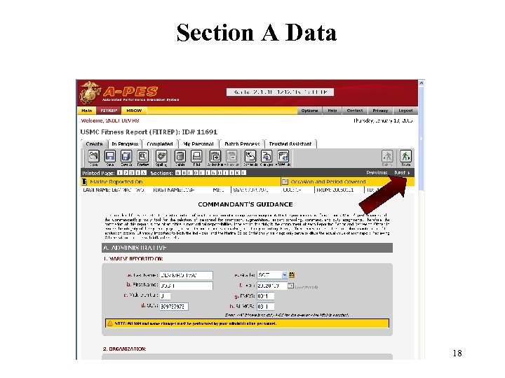 Section A Data 18 