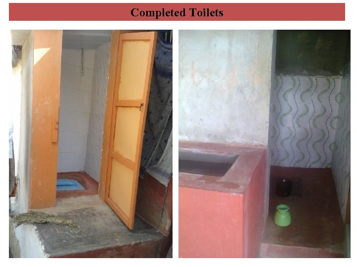 Completed Toilets 