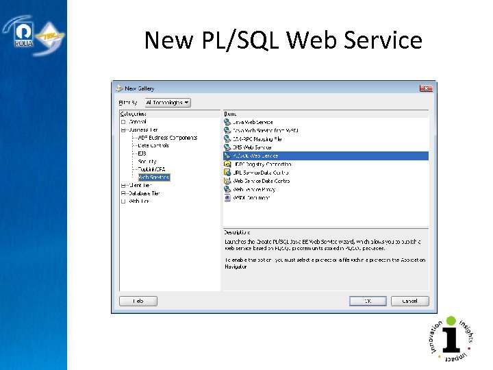 New PL/SQL Web Service 