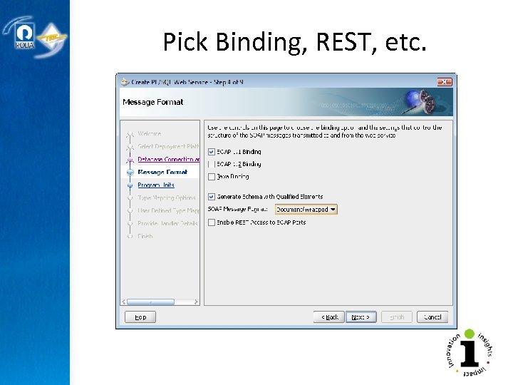 Pick Binding, REST, etc. 