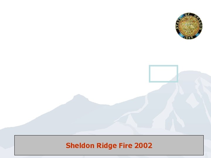 Sheldon Ridge Fire 2002 