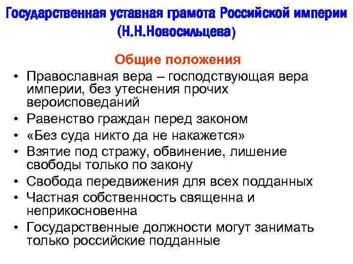 Проект уставная грамота. Государственная уставная грамота Российской империи. Уставная грамота Российской империи положения. Уставная грамота Российской империи Новосильцева. Уставная грамота Российской империи основные положения.