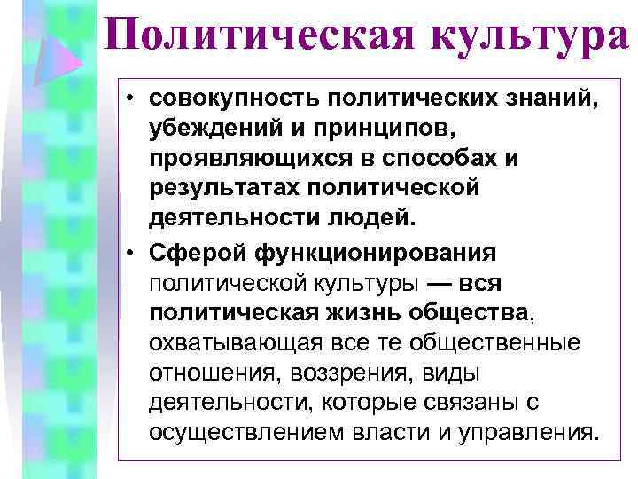 Совокупность политических