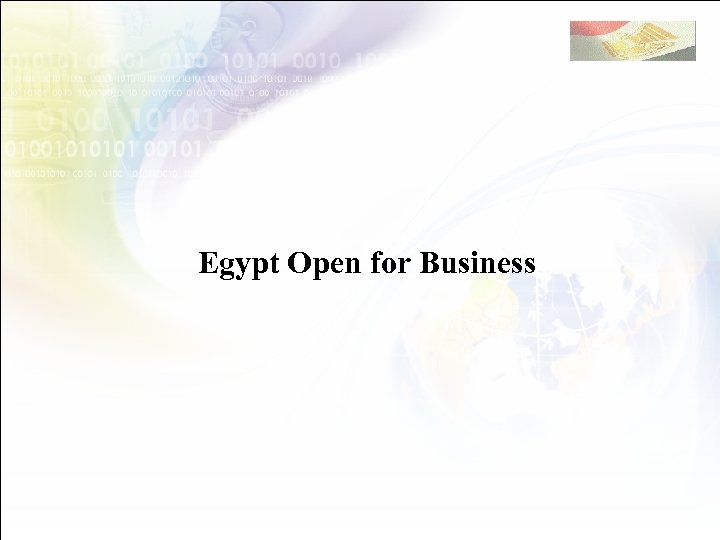  Egypt Open for Business 