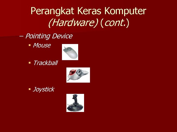 Pointing device