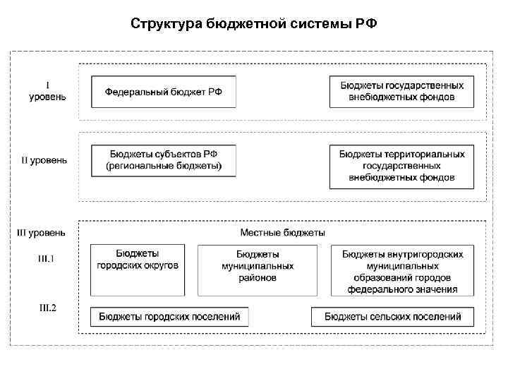 Структура бюджетной системы РФ 