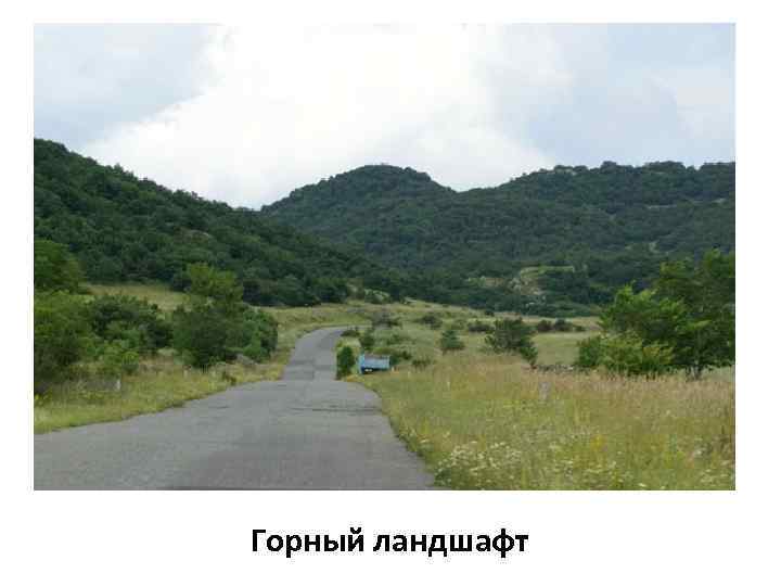 Горный ландшафт 