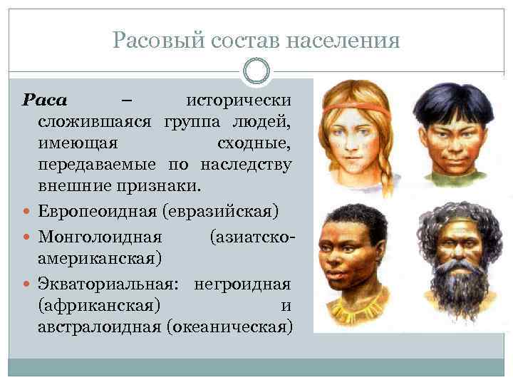Схема расы человека