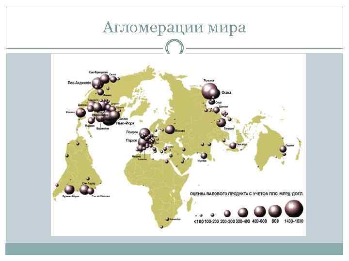 Крупные агломерации мегаполисы