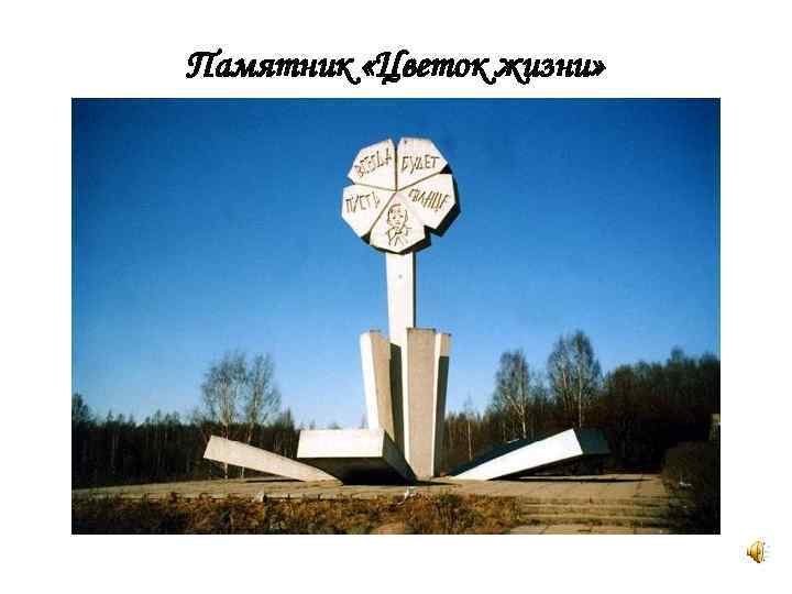 Памятник «Цветок жизни» 