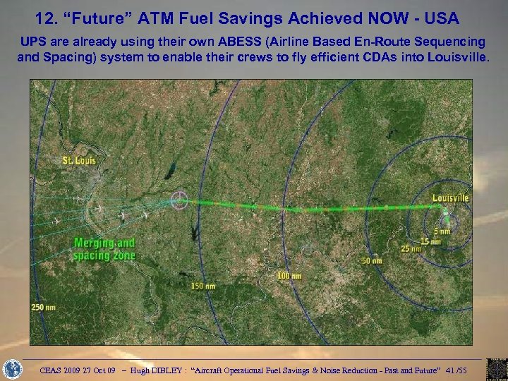 12. “Future” ATM Fuel Savings Achieved NOW - USA UPS are already using their