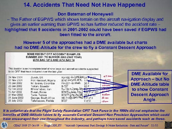 14. Accidents That Need Not Have Happened Don Bateman of Honeywell – The Father