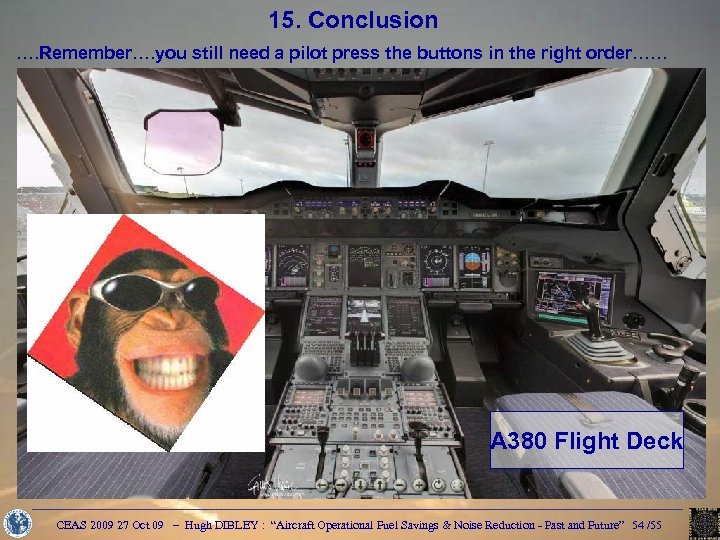 15. Conclusion …. Remember…. you still need a pilot press the buttons in the
