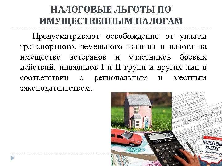 Платят ли земельный налог. Налоговые льготы по имущественным налогам. Освобождение от уплаты транспортного налога. О льготе на имущество для инвалидов. Освобождение от налога на имущество.