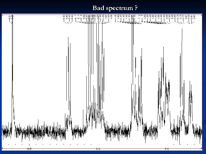 Bad spectrum ? 28 