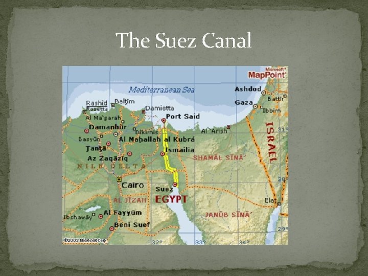 The Suez Canal 
