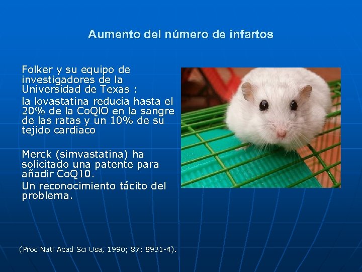 Aumento del número de infartos Folker y su equipo de investigadores de la Universidad