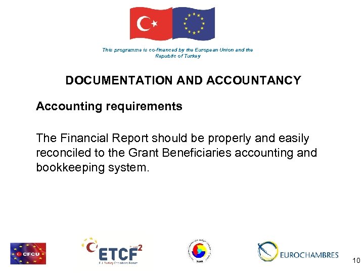 This programme is co-financed by the European Union and the Republic of Turkey DOCUMENTATION