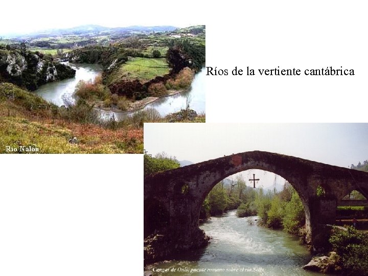 Ríos de la vertiente cantábrica 