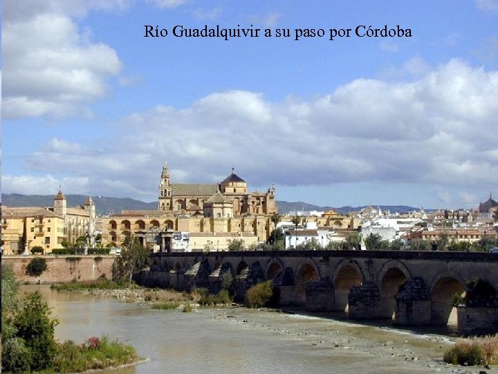 Río Guadalquivir a su paso por Córdoba 