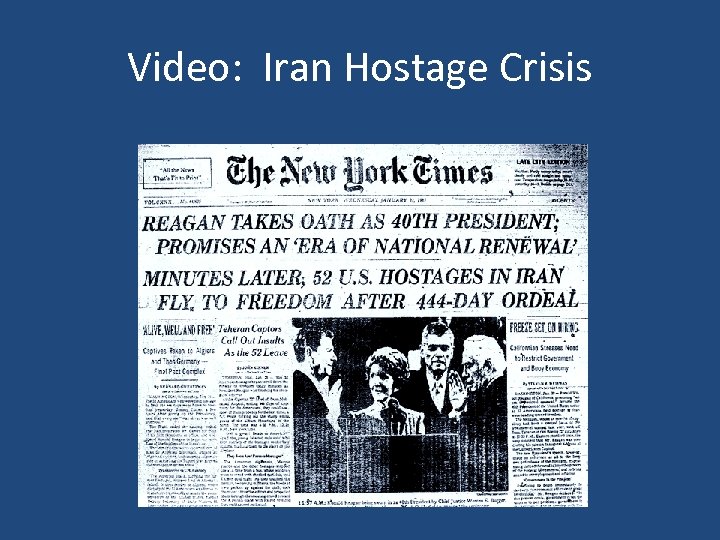 Video: Iran Hostage Crisis 