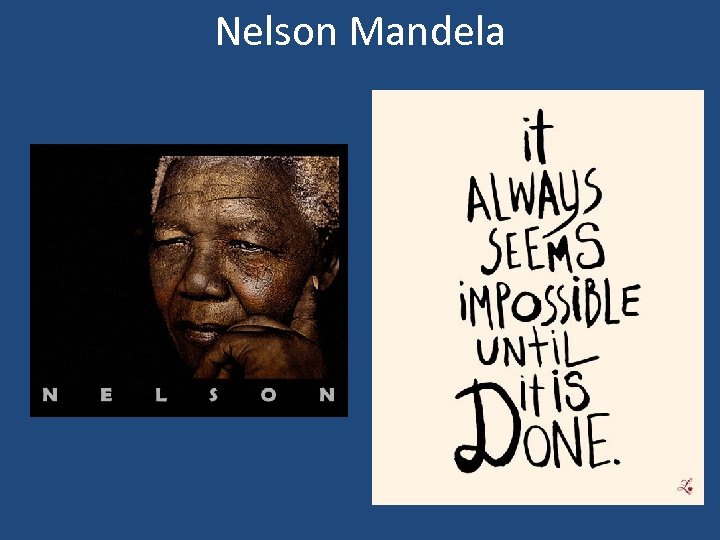 Nelson Mandela 
