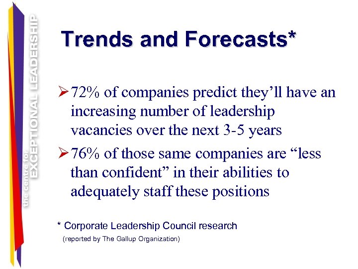 Trends and Forecasts* Ø 72% of companies predict they’ll have an increasing number of