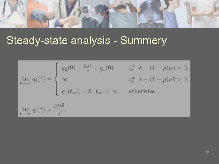 Steady-state analysis - Summery 35 