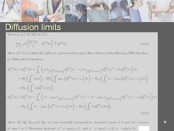 Diffusion limits 36 