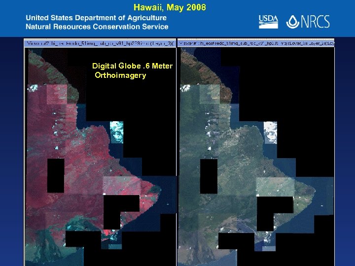 Hawaii, May 2008 Digital Globe. 6 Meter Orthoimagery 