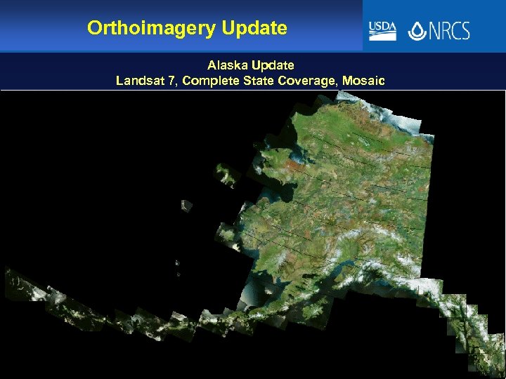 Orthoimagery Update Alaska Update Landsat 7, Complete State Coverage, Mosaic 