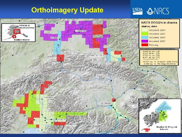 Orthoimagery Update 104 DOQQ’s 