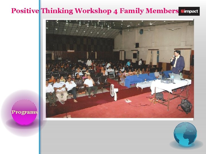 Positive Thinking Workshop 4 Family Members Programs 